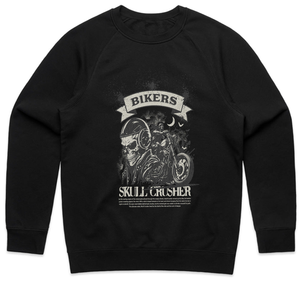 Bikers Skull Crusher T-Shirt – Ride Hard, Fear Nothing