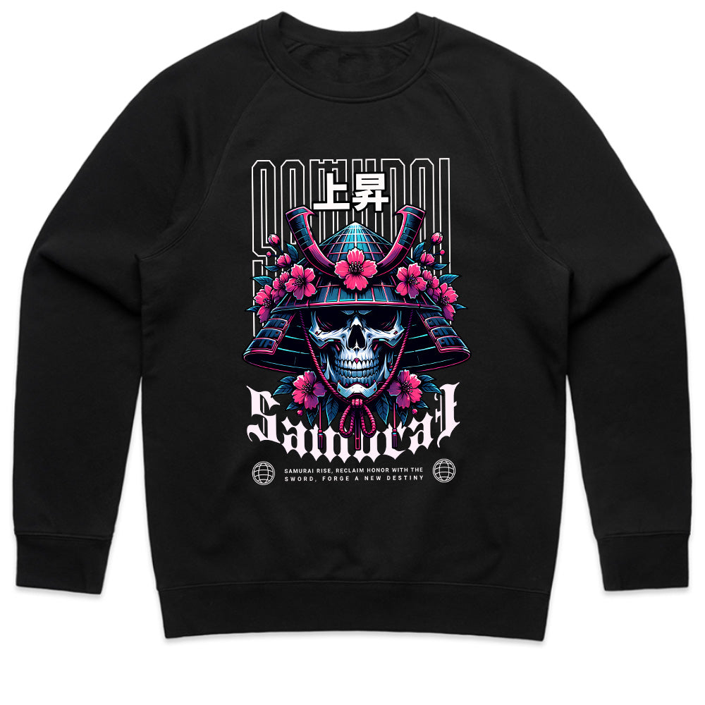 Samurai Rebirth: Honor & Cherry Blossom Tee