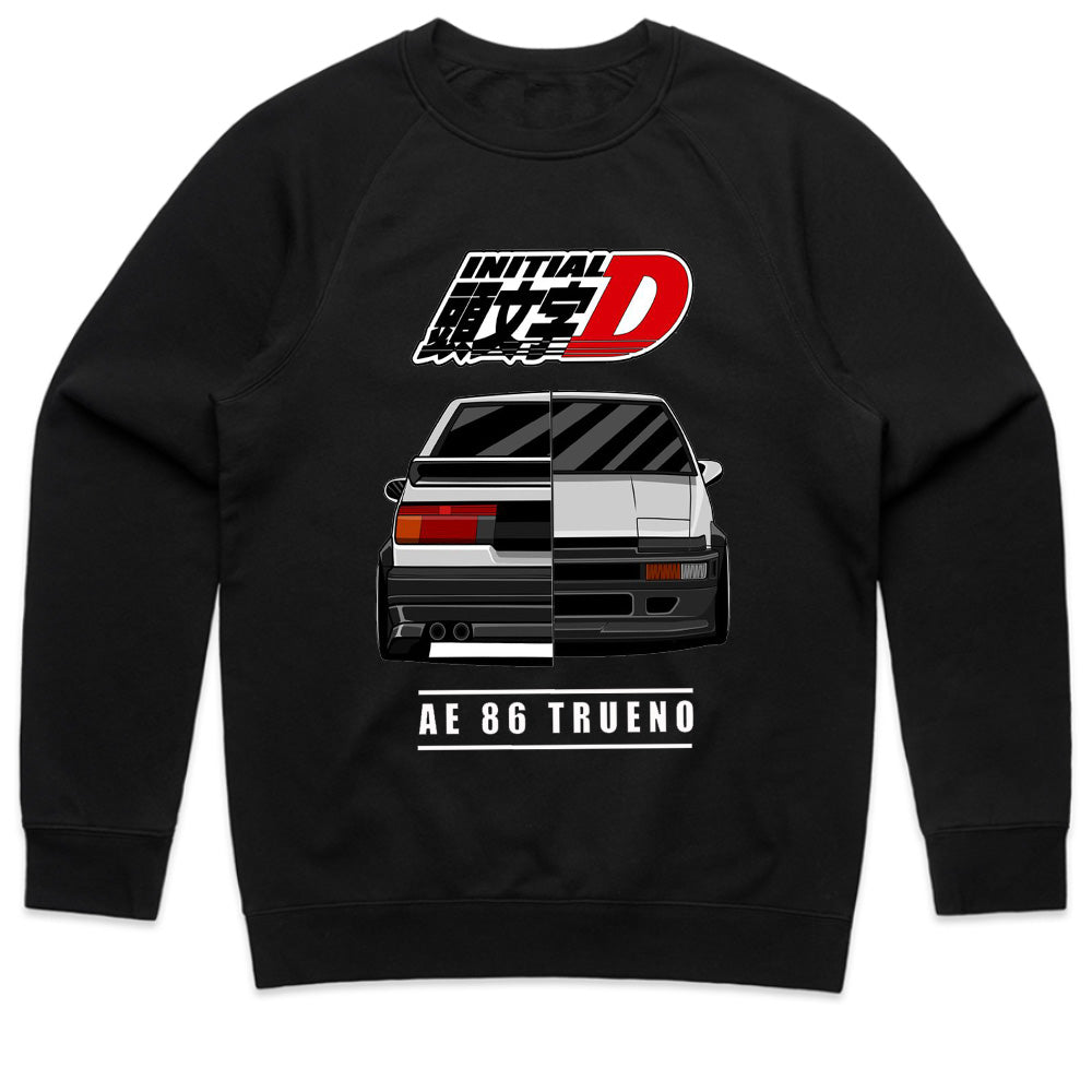 Initial D AE86 Trueno Rear Split Drift Legend T-Shirt