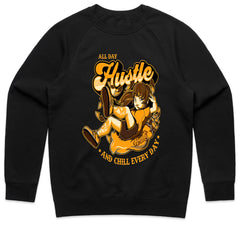 All Day Hustle: Chill Every Day Anime Vibe Tee