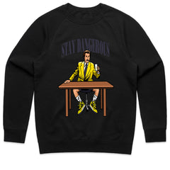 Stay Dangerous" Desk Boss Graphic Tee