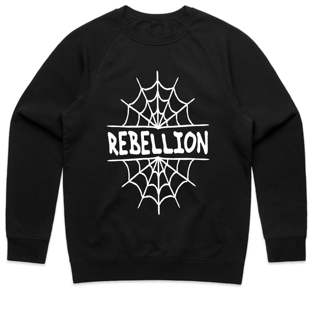 Rebellion Weave" Spiderweb Graphic Tee