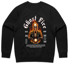 Ghost Fire Biker T-Shirt – Ride the Flames, Rule the Night