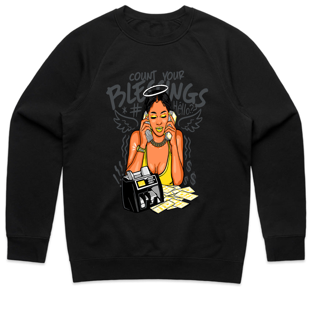 Count Your Blessings" Hustle & Halo Tee