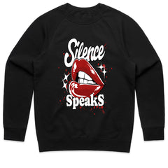 Silence Speaks: Bold Lip Statement Tee