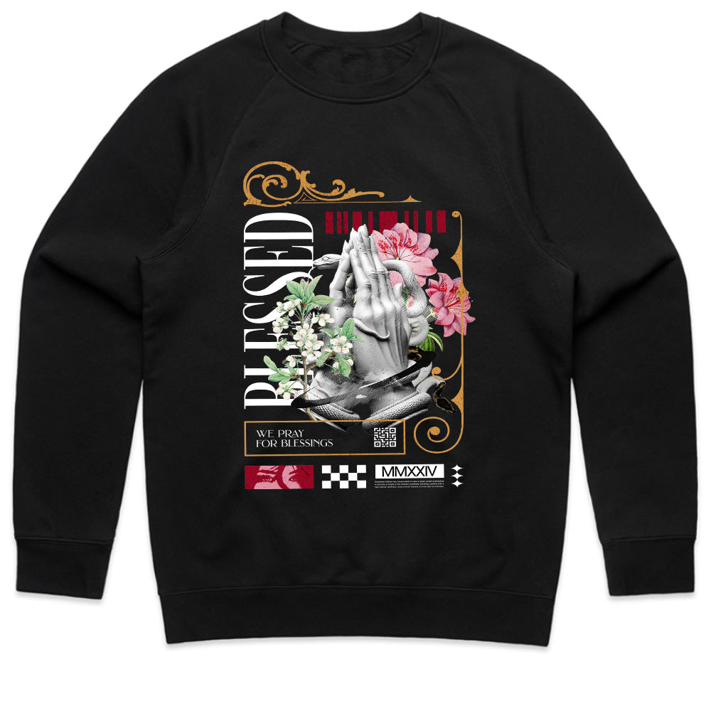 Blessed MMXCIV: Hands of Grace Floral Tee