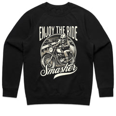 Enjoy the Ride Smasher Biker T-Shirt – Full Throttle Freedom
