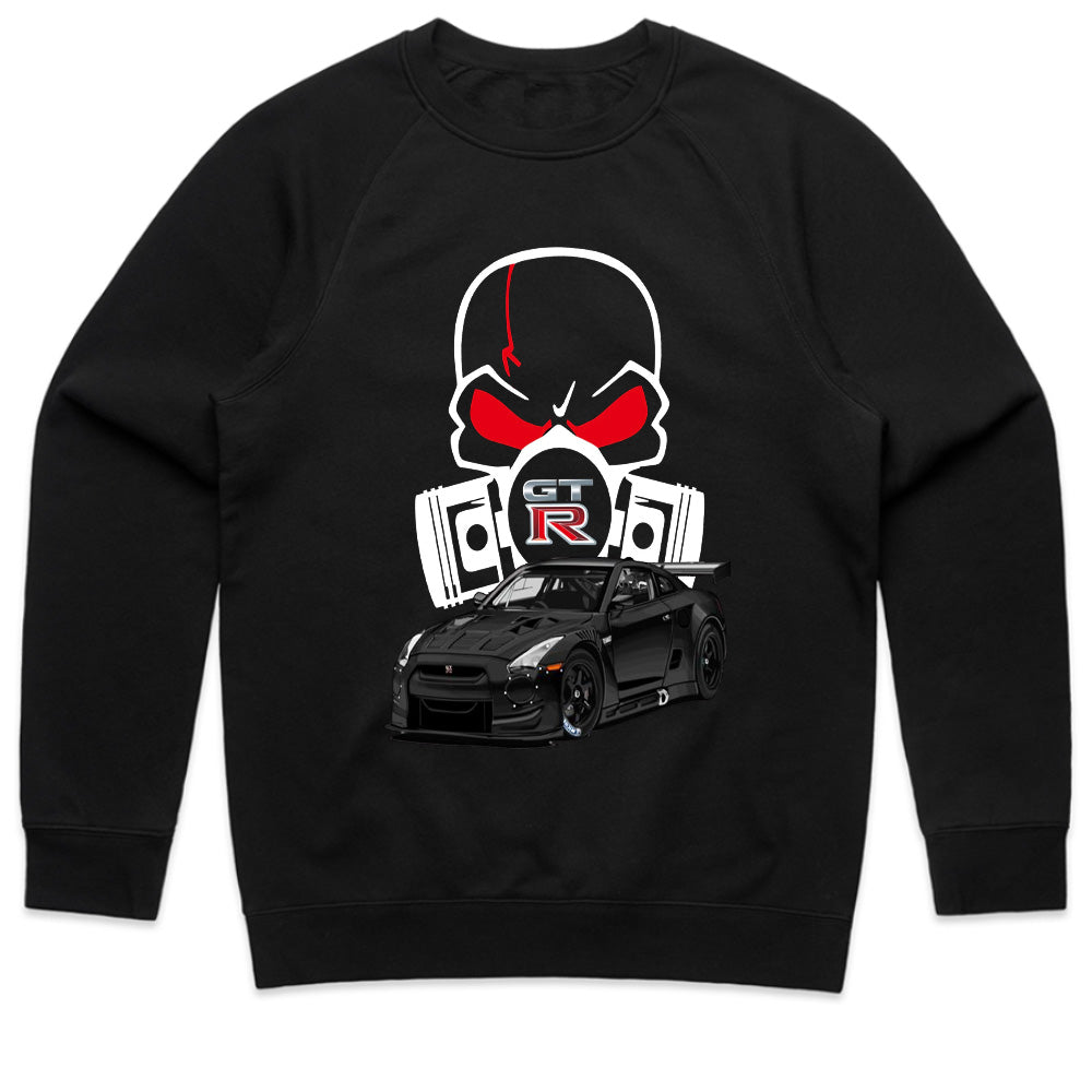 GT-R Skull Power T-Shirt — Street Beast Edition