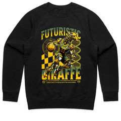 Cyber Slam: Futuristic Giraffe Dunk Tee