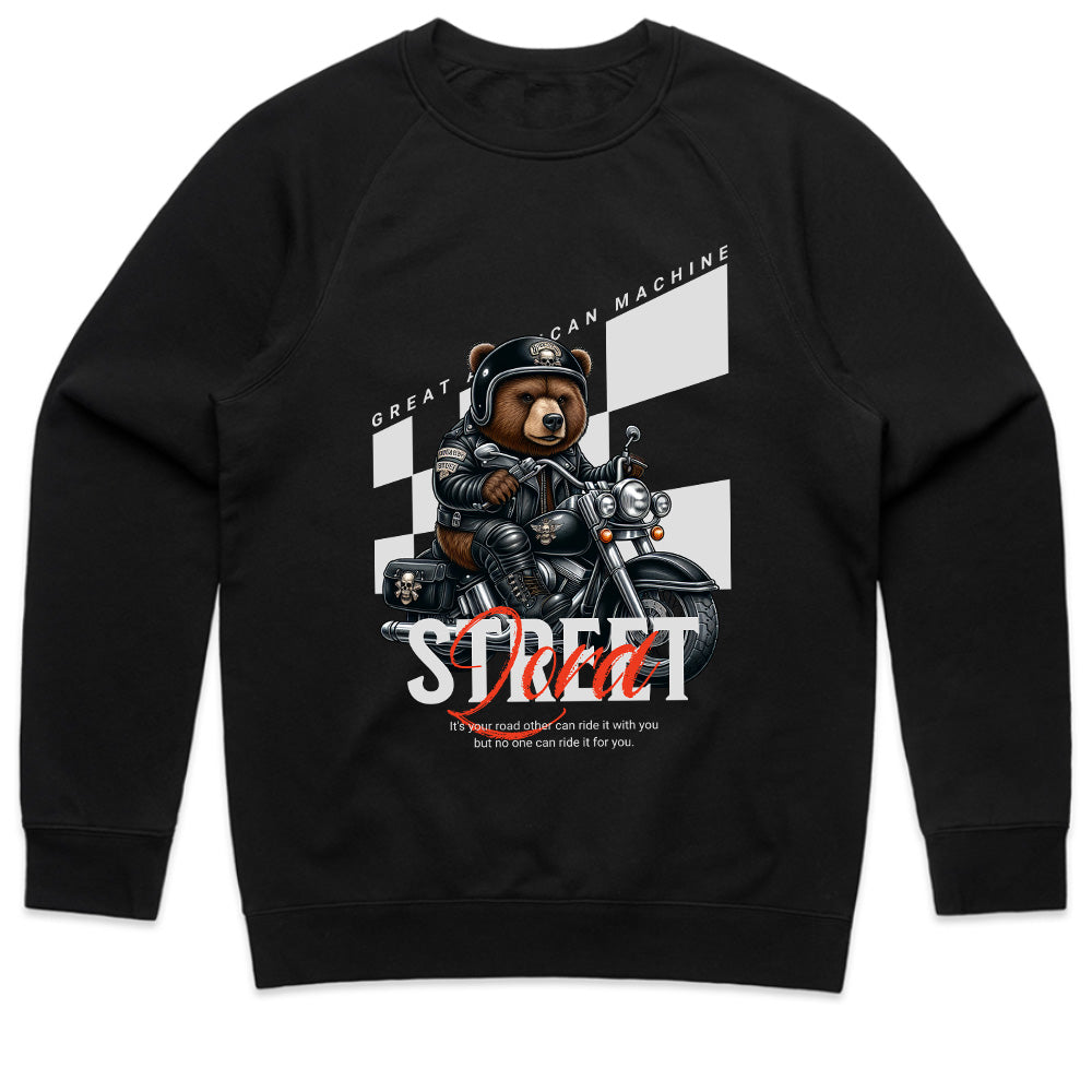 Street Lord Biker Bear T-Shirt – Ride with Power & Style