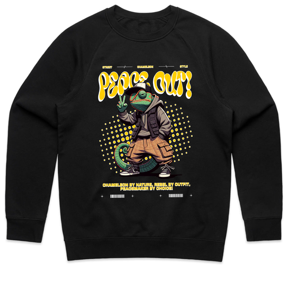 Urban Chameleon: Peace Out Lizard Tee