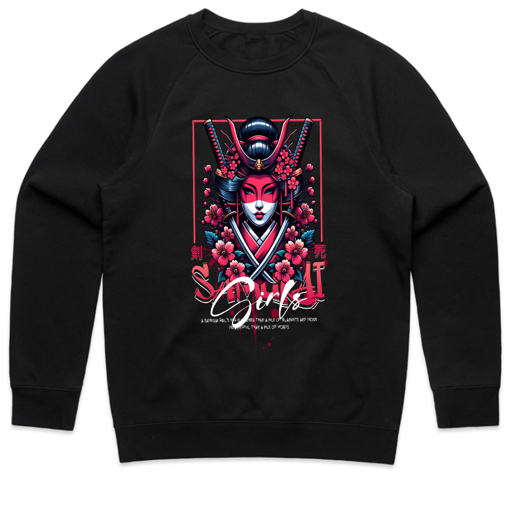 Crimson Sakura Samurai: Femme Warrior Tee