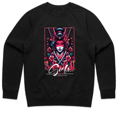 Crimson Sakura Samurai: Femme Warrior Tee