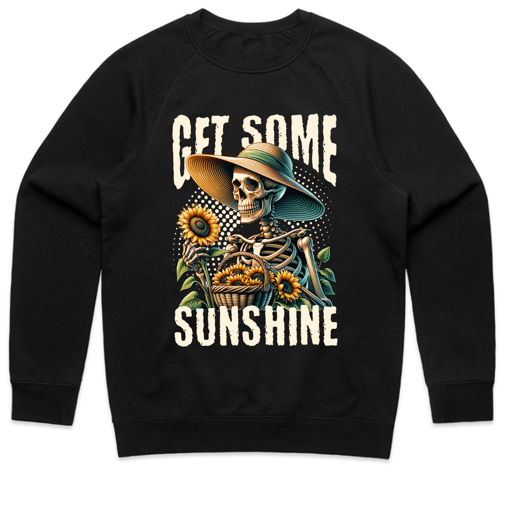 Sunlit Bones: Get Some Sunshine Skeleton Tee