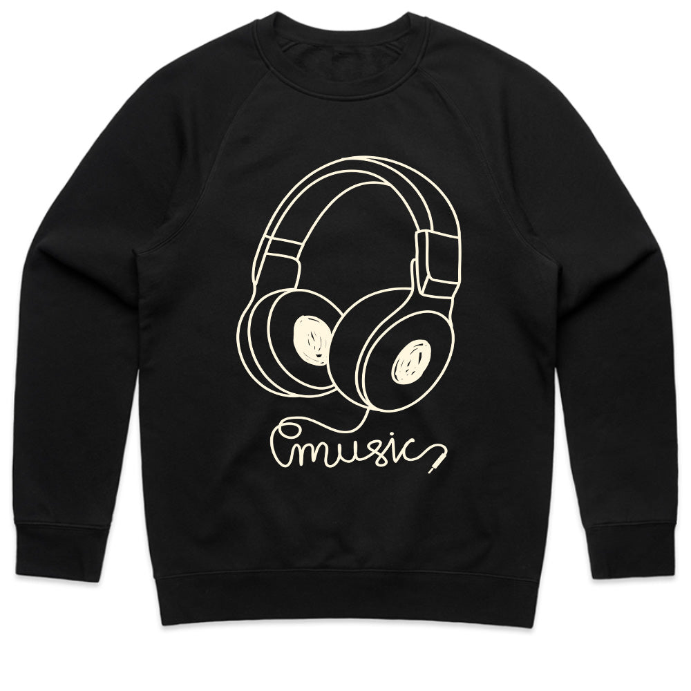 Sound Sketch: Minimalist Music Headphones Tee