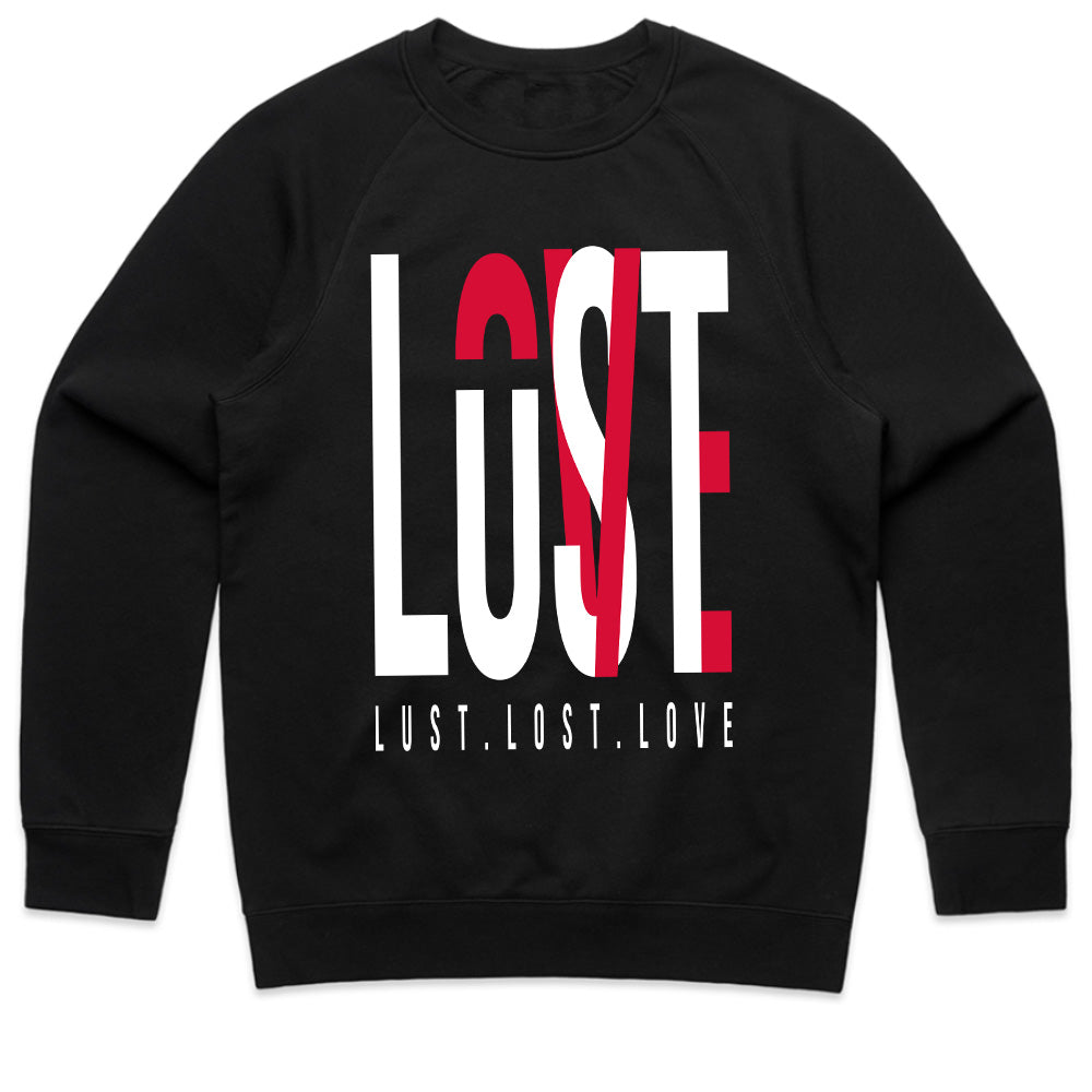 Lust Lost Love Anarchy Text Tee