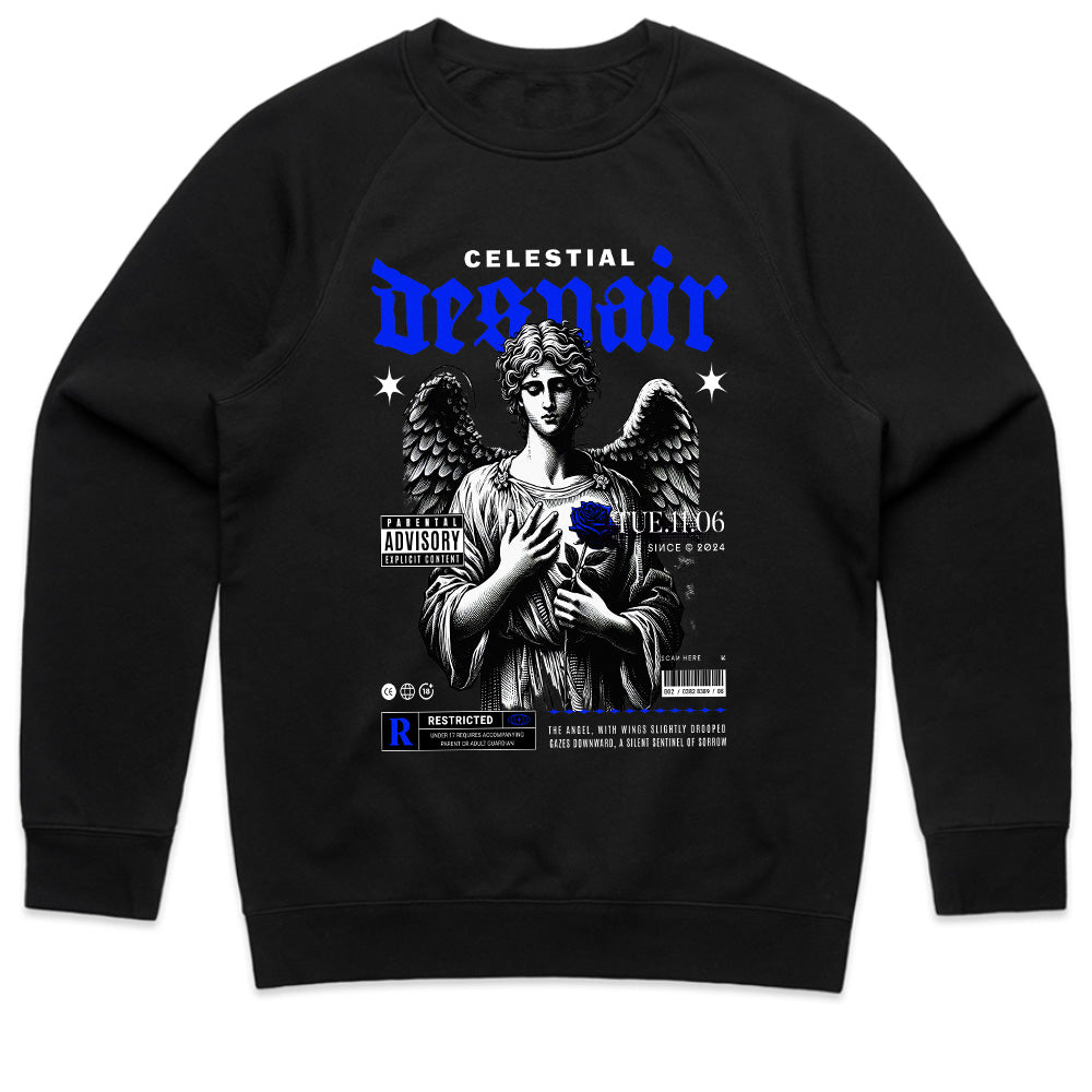 Celestial Despair: Angel of the Midnight Rose Tee
