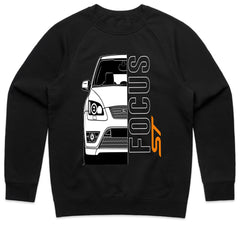 Focus ST Minimalist Front Profile T-Shirt – Clean Line Art Edition