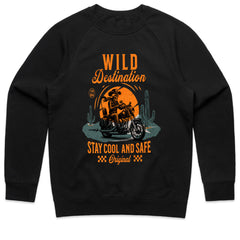 Wild Destination Cowboy Biker T-Shirt – Ride Cool, Ride Safe