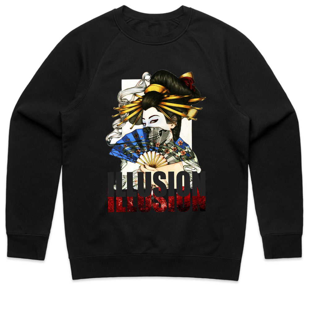 Enigmatic Mirage: Geisha Illusion Tee