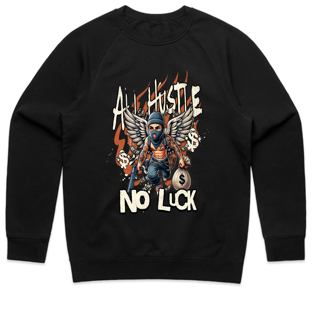 Relentless Grind: All Hustle No Luck Tee