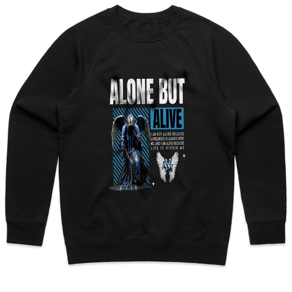 Resilient Solitude: Alone But Alive Tee