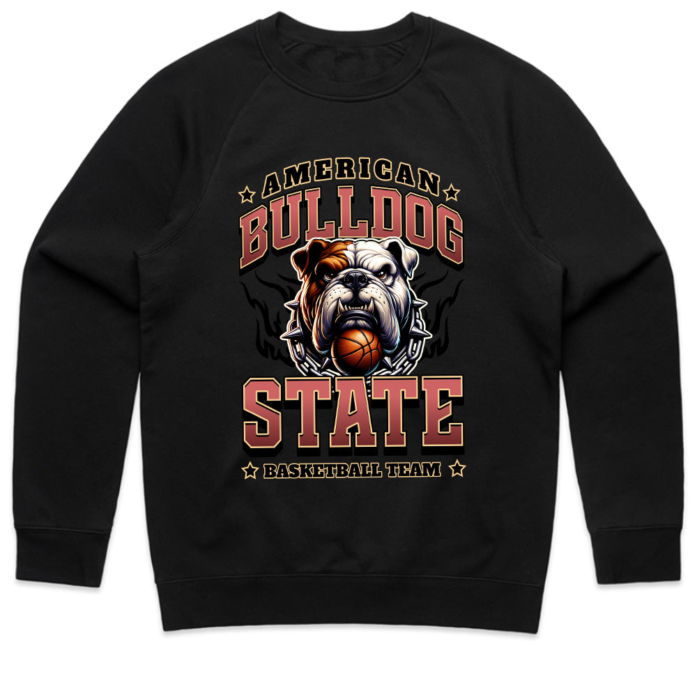 Iron Grit: American Bulldog State Basketball Tee