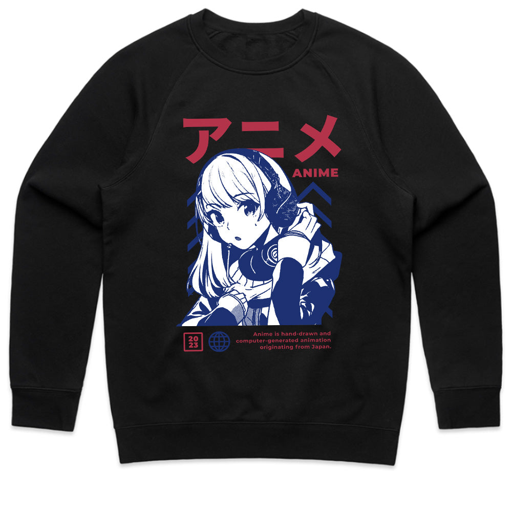 Neo Tokyo Vibes – Classic Anime Girl Tee