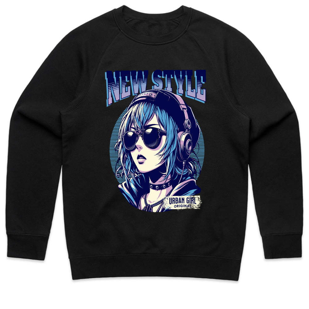 Urban Frequency – New Style Anime Girl Tee