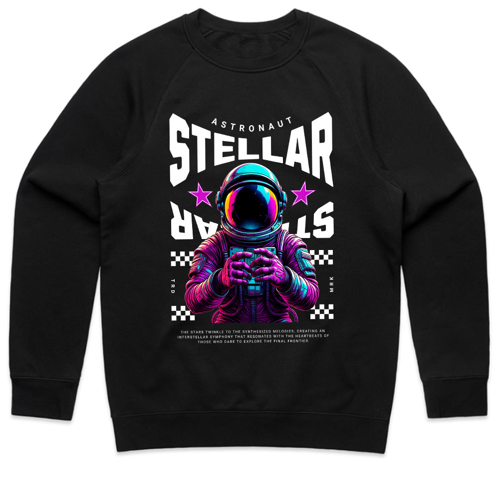 Stellar Signals: Neon Spacewave Tee