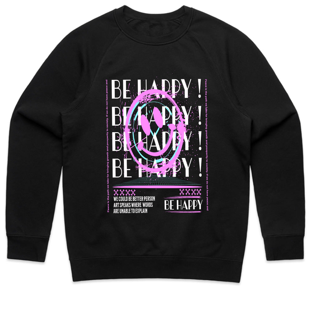 Neon Bliss™ Be Happy Splash Tee