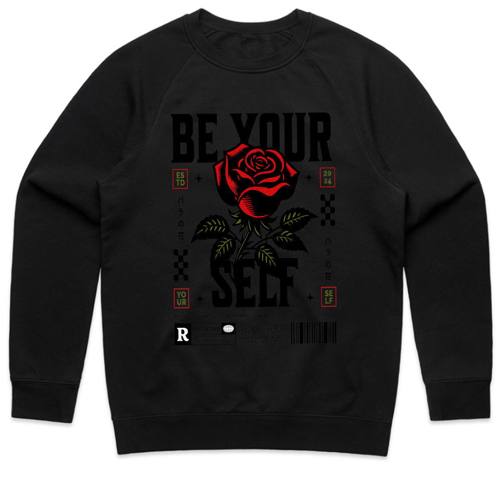 Crimson Identity: Be Your Self Rose Tee