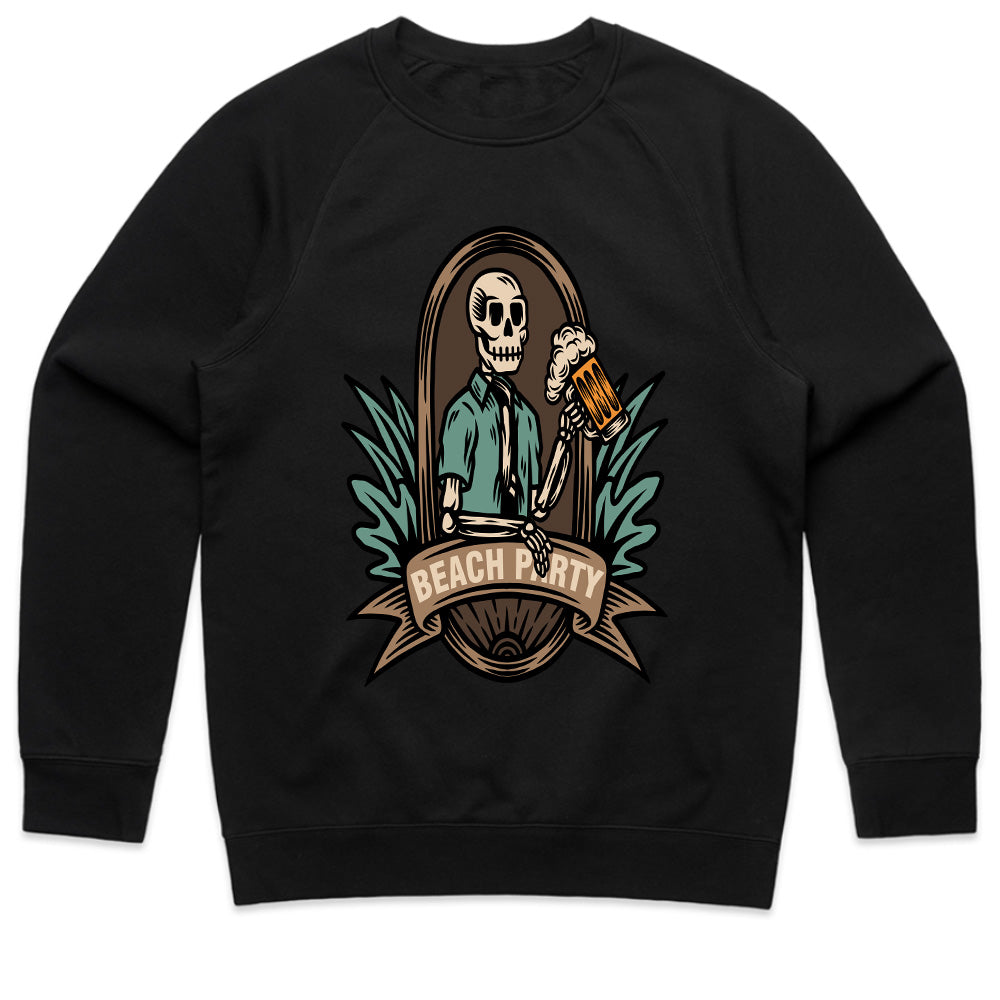 Till Death We Party: Skeleton Beach Bash Tee