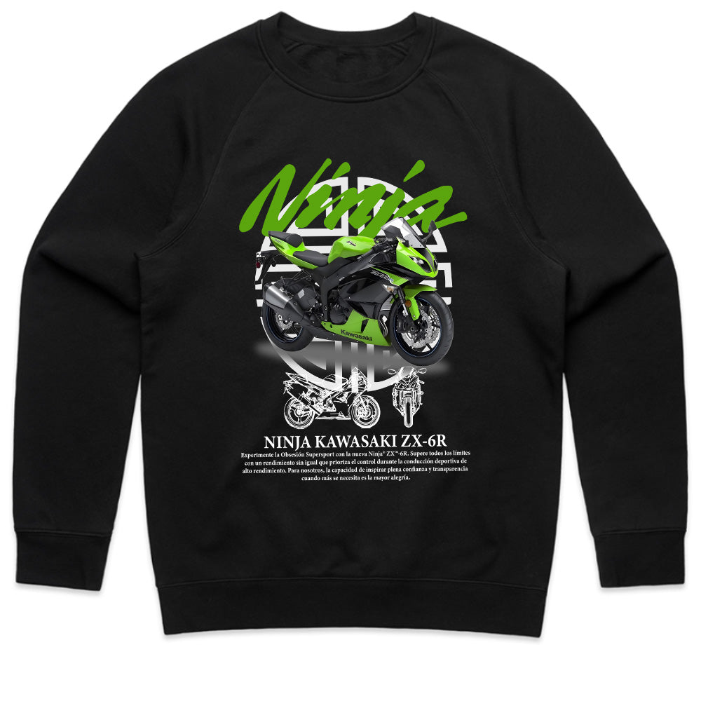 Kawasaki Ninja ZX-6R Sportbike T-Shirt – Ride the Green Beast