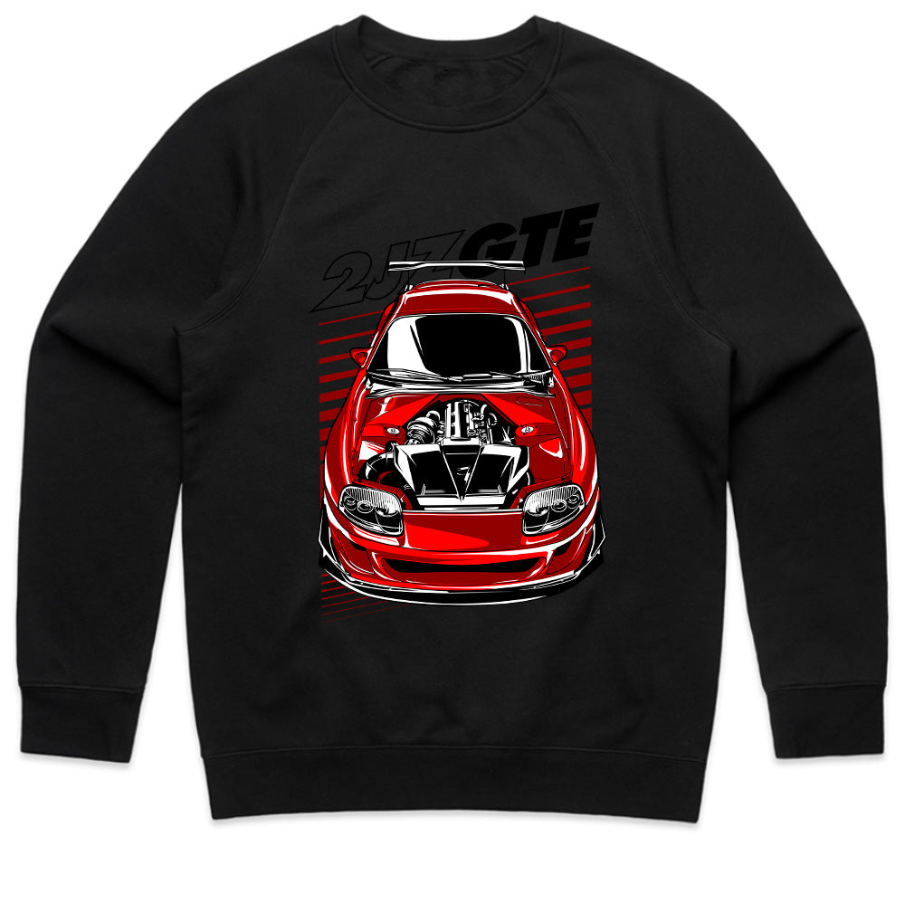 2JZ GTE Supra Power T-Shirt – Redline Boost Edition
