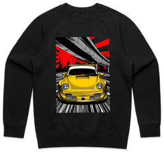Urban Speed 911 T-Shirt – Yellow Turbocharged Highway Edition