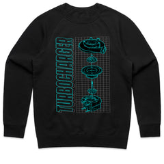 Turbocharger Blueprint T-Shirt – Boost Engineer Tech Schematic Tee