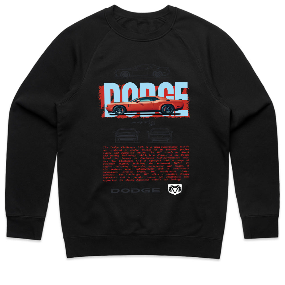 Dodge Challenger SRT Heritage Muscle Car T-Shirt – Built for Legends