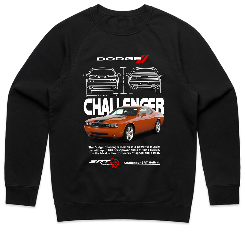 Dodge Challenger Classic Muscle Car T-Shirt – Unleash the Power