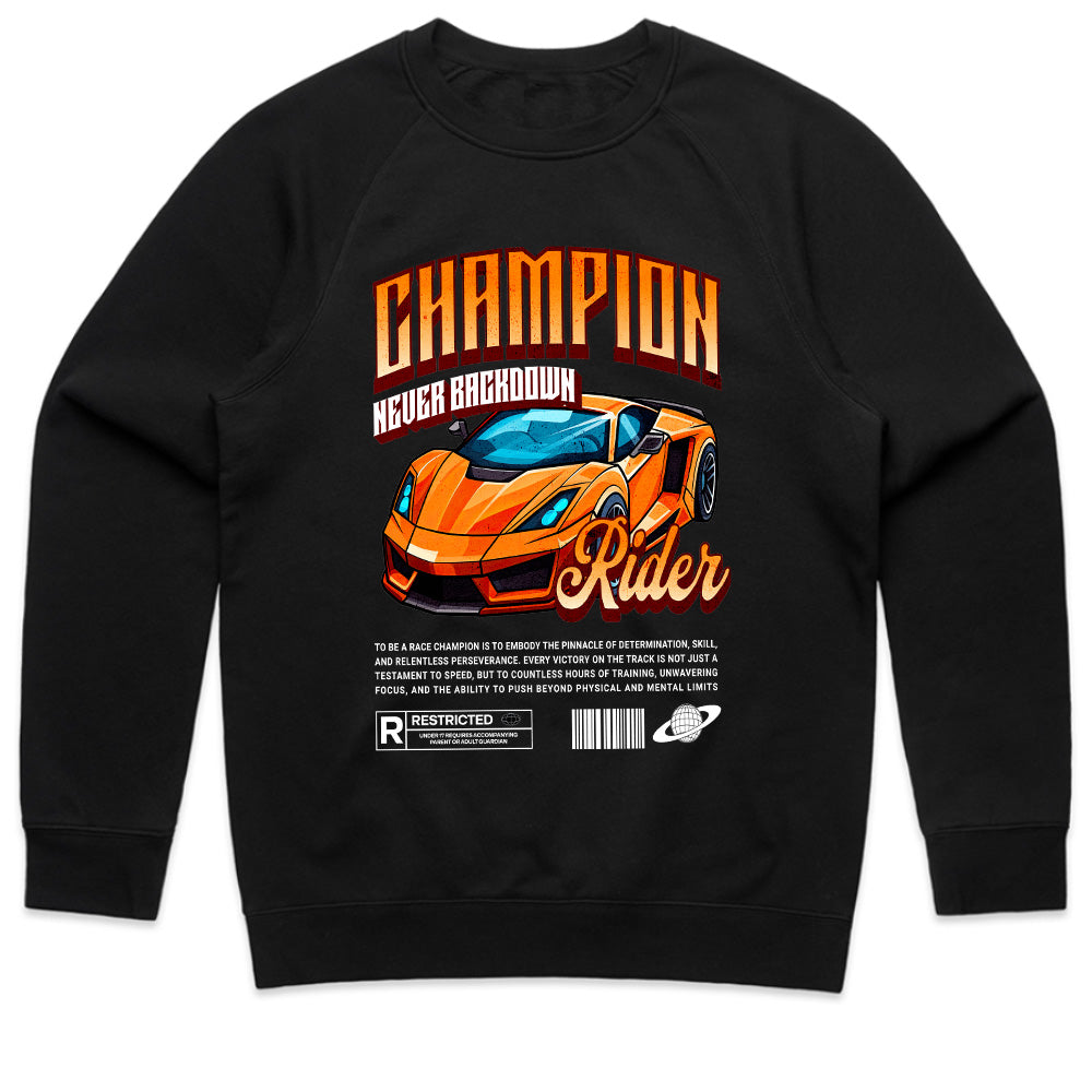 Champion Supercar Rider – Never Back Down Racing T-Shirt