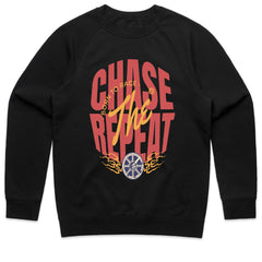 Chase The Repeat – Born to Race Typography T-Shirt