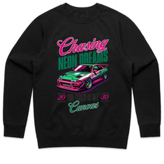 Chasing Neon Dreams – Retro Racing Art T-Shirt