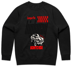 Conquer The Highway - Born to Ride Muscle Car Tee