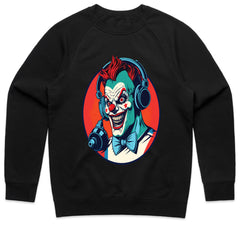Evil Clown Headphones Shirt