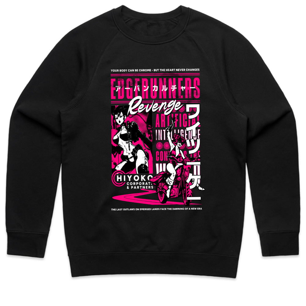 Edgerunners Revenge – Cyberpunk Street Rider T-Shirt
