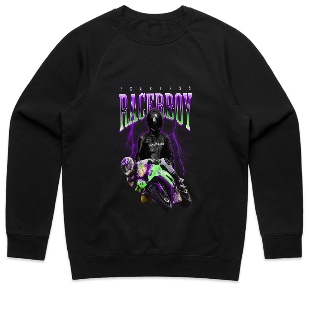 Fearless RacerBoy – High-Speed Superbike Racing T-Shirt