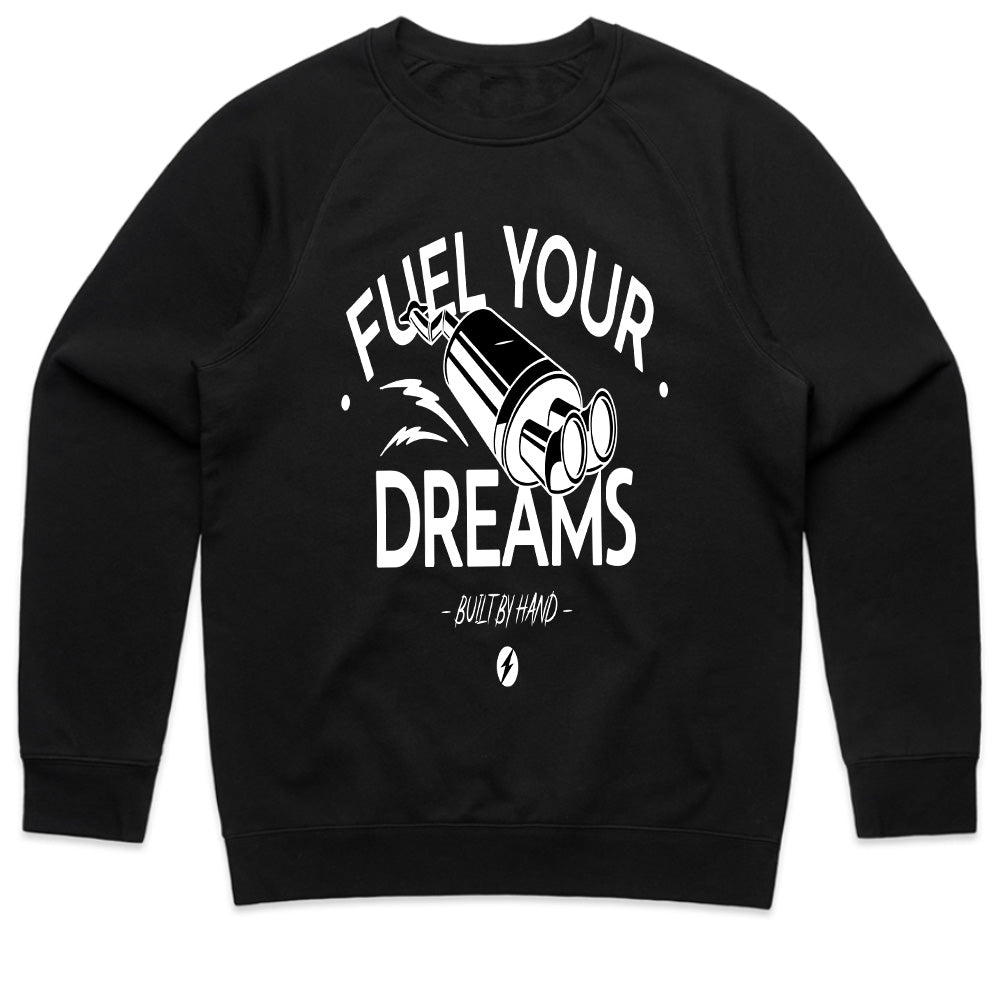 Fuel Your Dreams: Built By Hand Exhaust Power T-Shirt