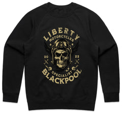 Liberty Motorcycles – Blackpool Specialist Biker T-Shirt