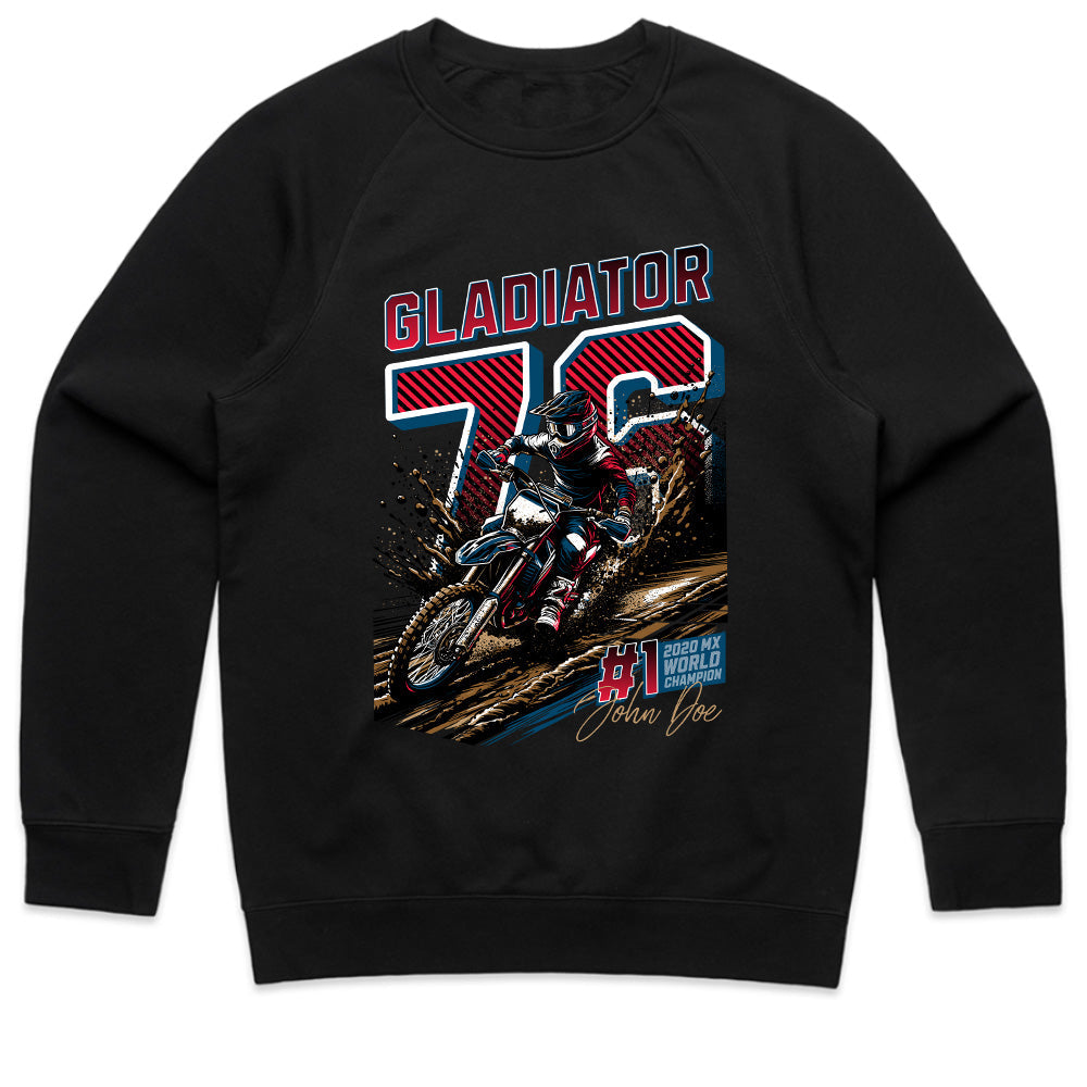 Gladiator 76 – MX World Champion Motocross T-Shirt