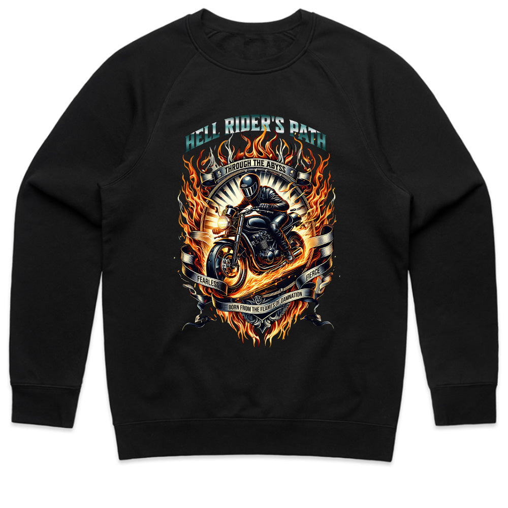 Hell Rider’s Path – Born from the Flames Biker T-Shirt